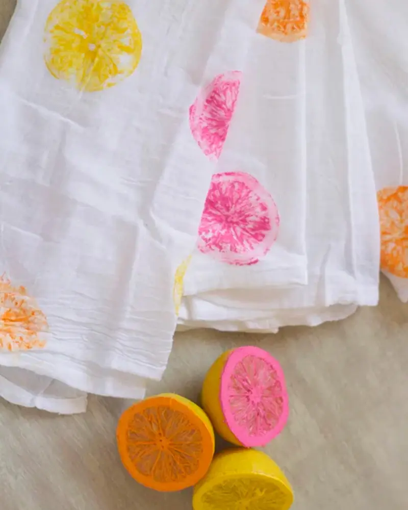tampon diy citron