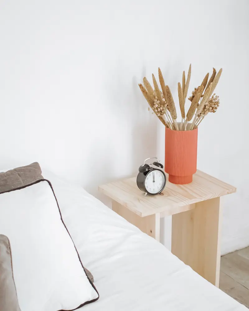 table appoint bois moderne diy