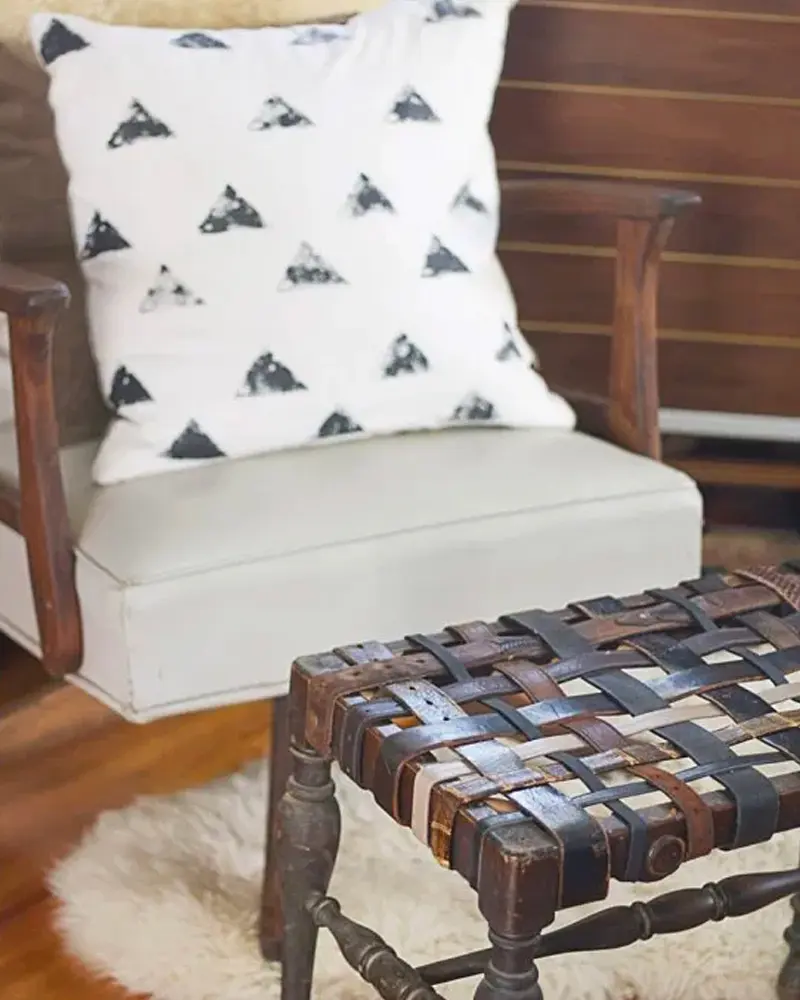 tabouret diy bois ceinture
