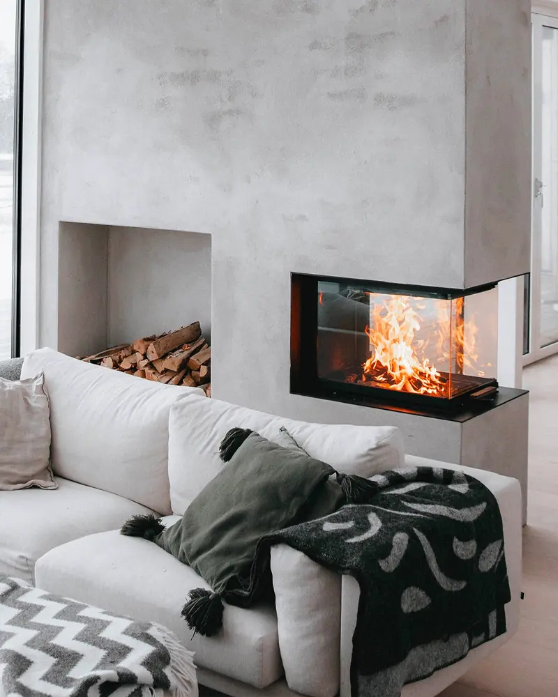 textiles deco cheminee