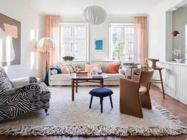 deco appartement vintage terracotta