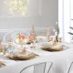 deco table noel blanc