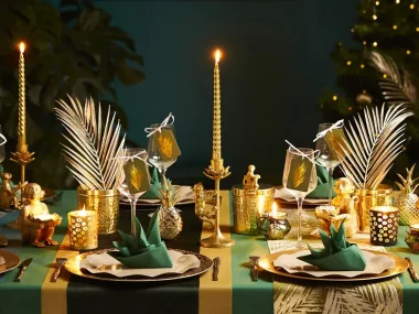 deco table noel dore