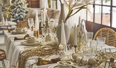 deco table noel nature