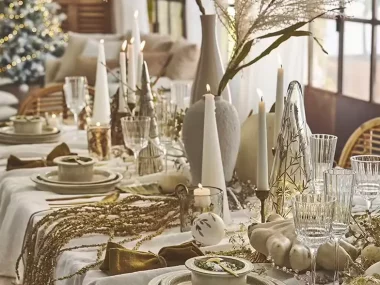deco table noel nature