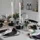 deco table noel noir