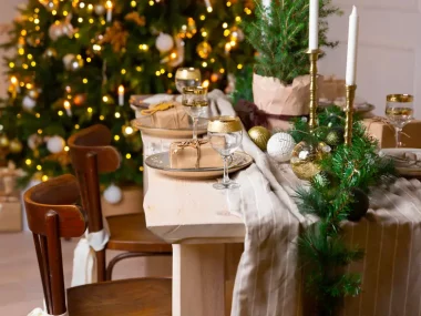 deco table noel vegetale