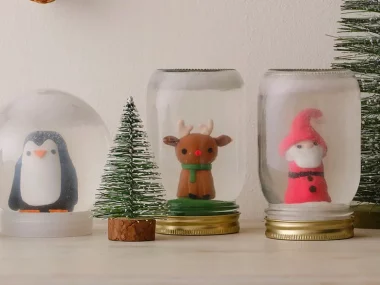 fabriquer boule a neige diy