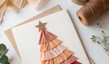 fabriquer carte enveloppe noel diy