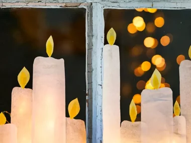 fabriquer deco fenetre noel diy