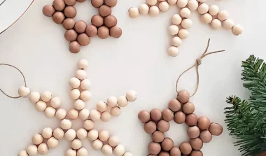 fabriquer etoile noel diy