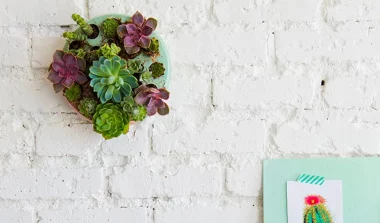 fabriquer jardin mural diy