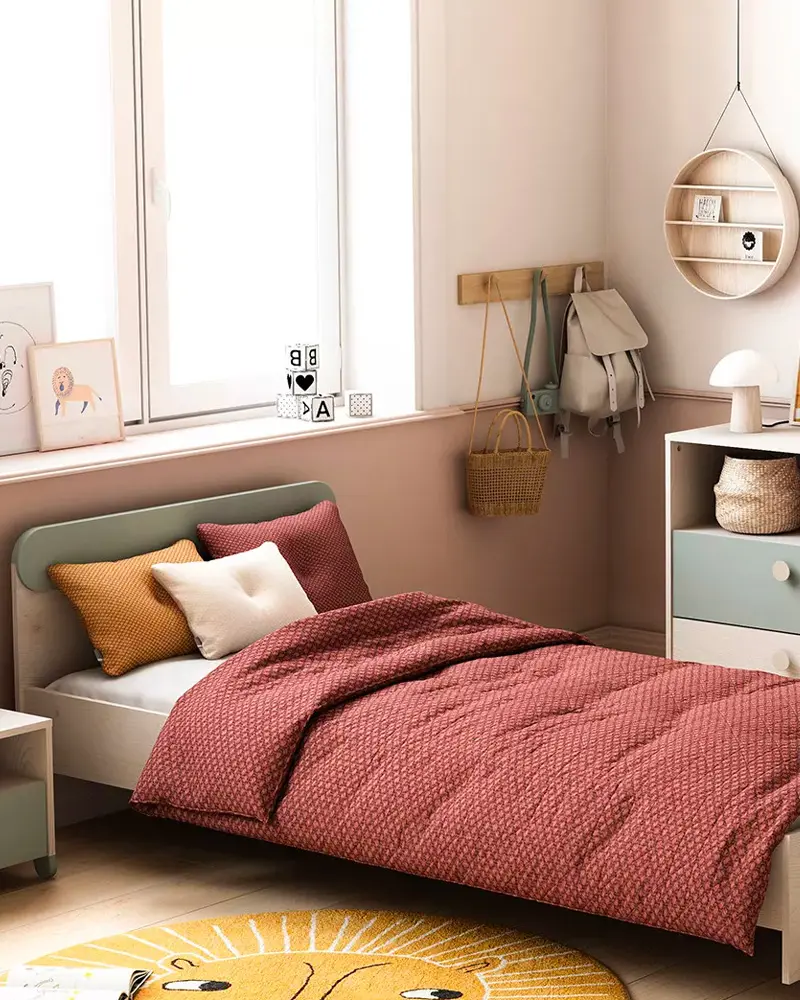 deco chambre enfant minimaliste scandinave coloree