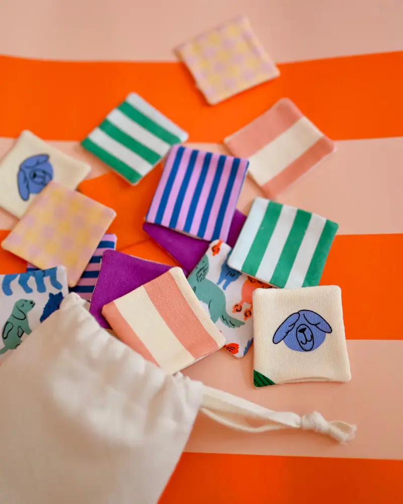 jeu memoire diy tissu