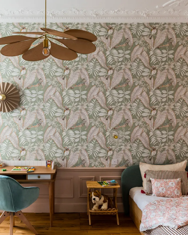 deco chambre enfant boheme nature