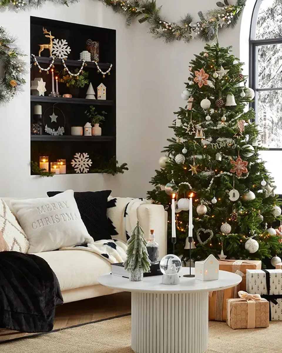 deco salon noel noir