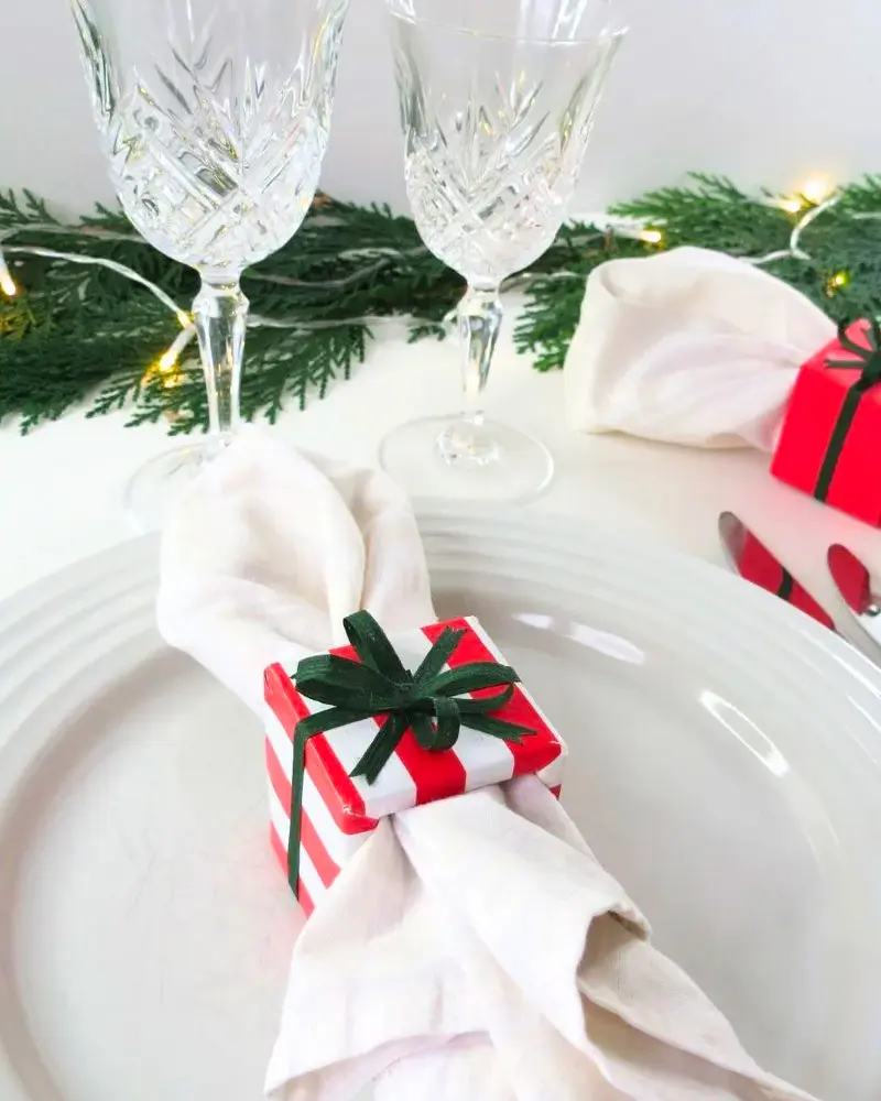 rond de serviette noel diy cadeau
