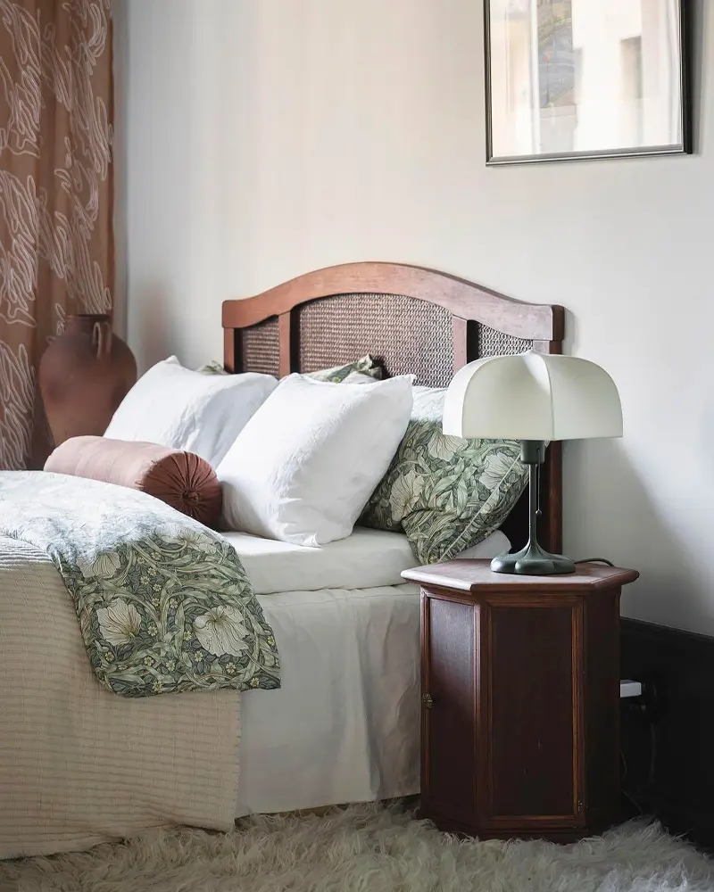 deco appartement vintage terracotta chambre