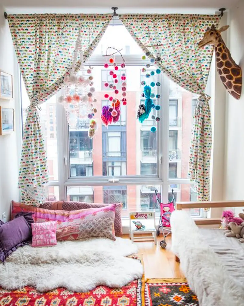 deco chambre enfant coloree boheme