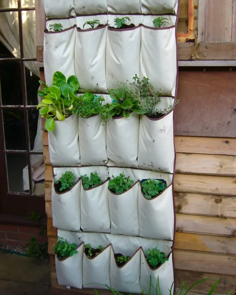 jardin mural diy tissu