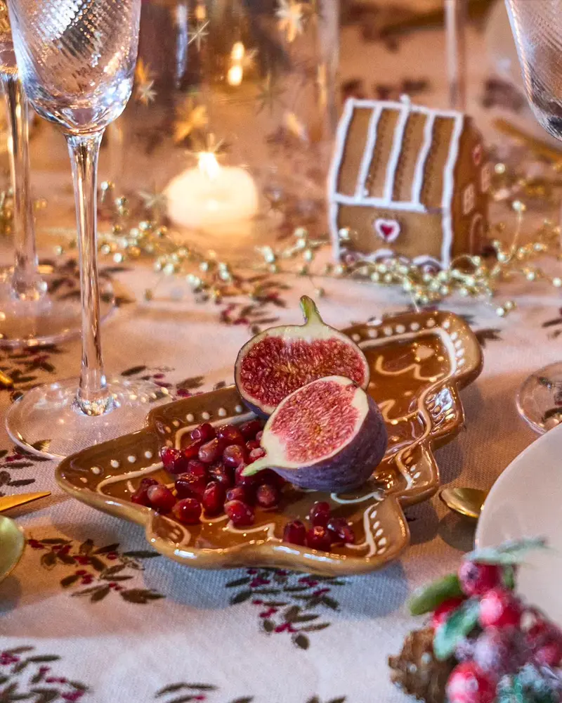 plateau décoratif sapin noel