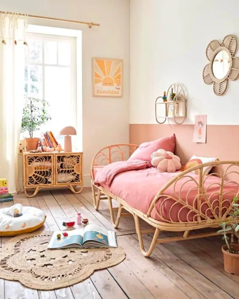deco chambre enfant boheme vintage