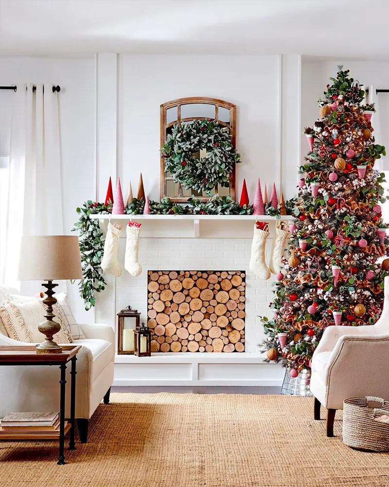 deco salon blanc bois blanc