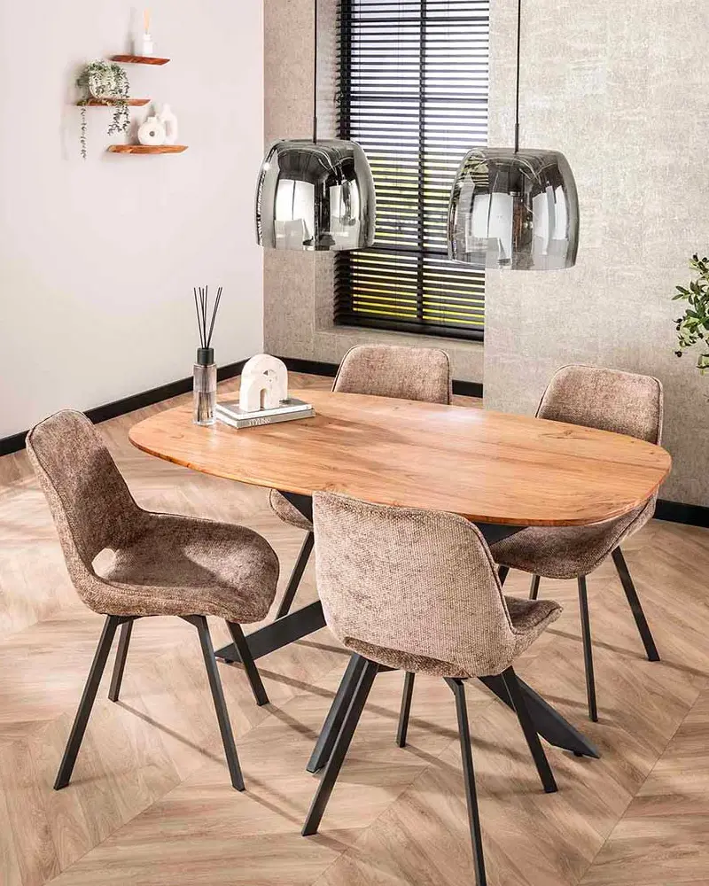 deco salle a manger nature moderne