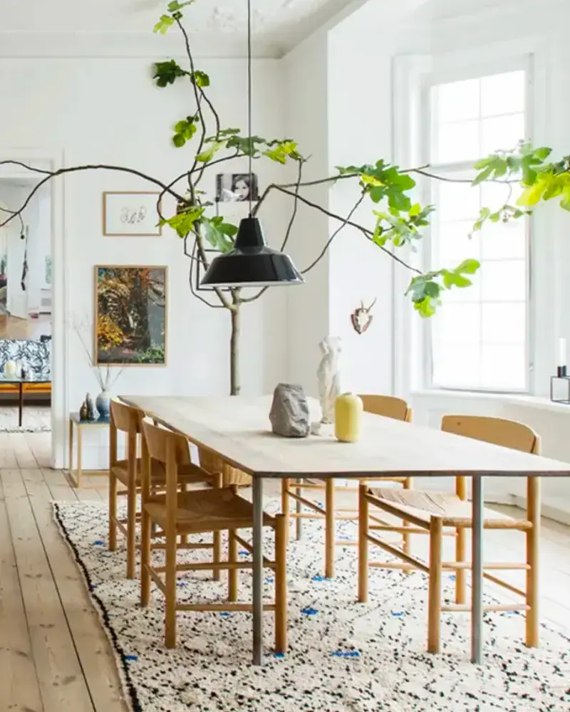 deco salle a manger nature moderne minimaliste