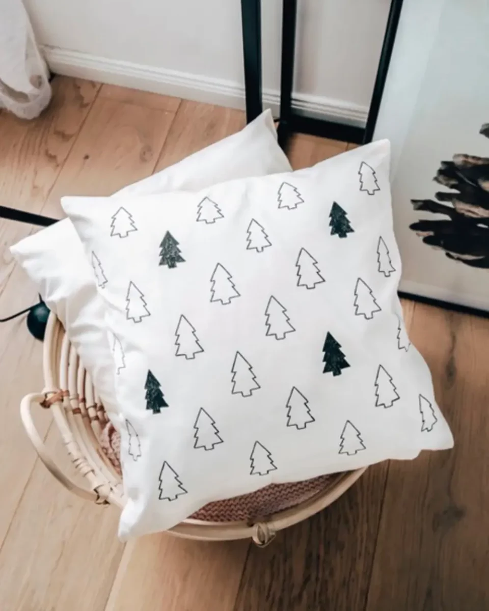 coussin noel diy feutre textile