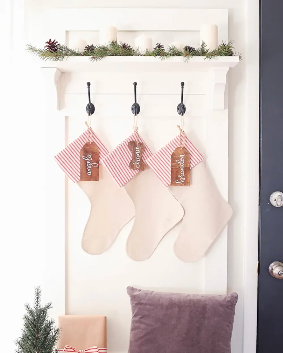 chaussette noel sans couture diy