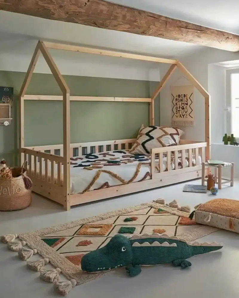 deco chambre enfant minimaliste boheme