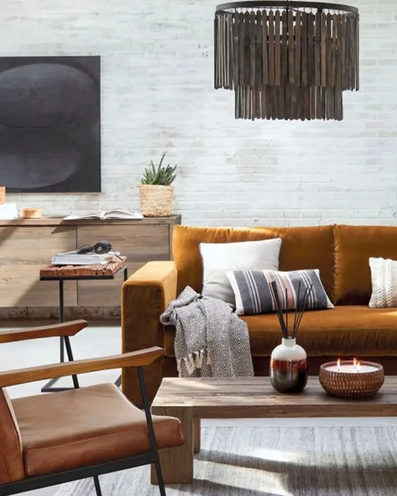 deco salon ethnique velours