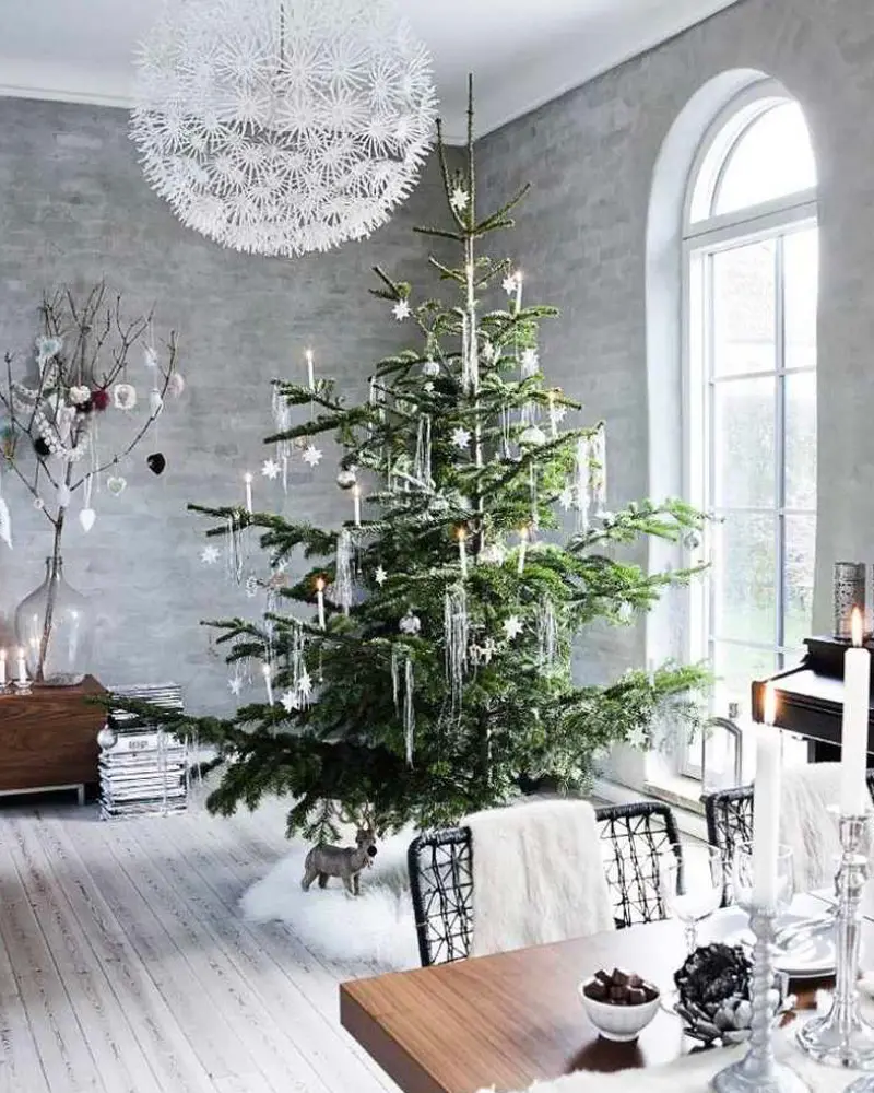 deco scandinave noel blanc