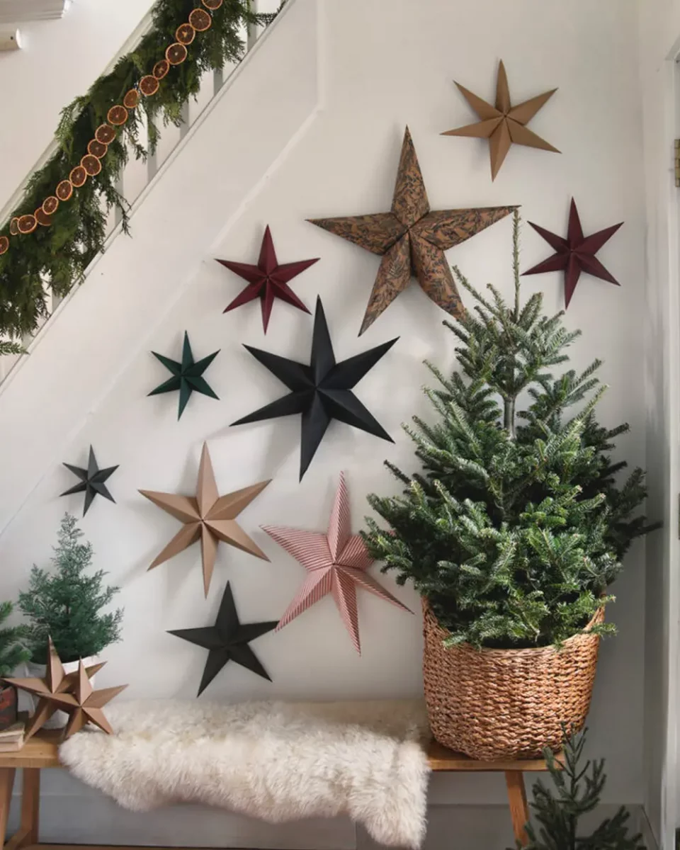 etoile noel papier diy