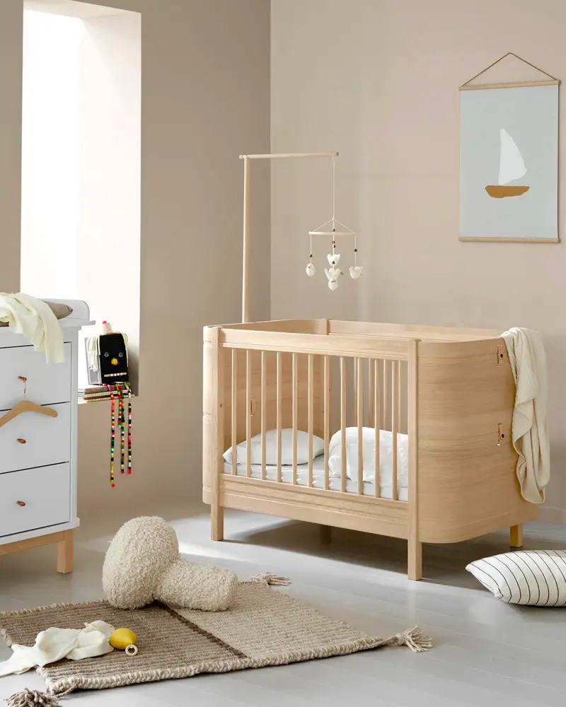 lit bebe moderne bois