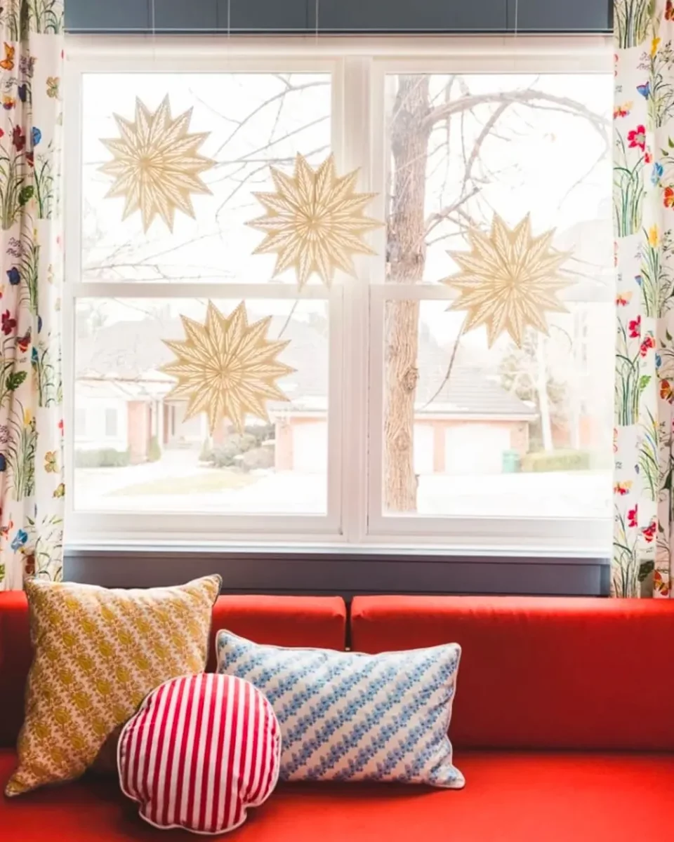 etoile fenetre noel diy