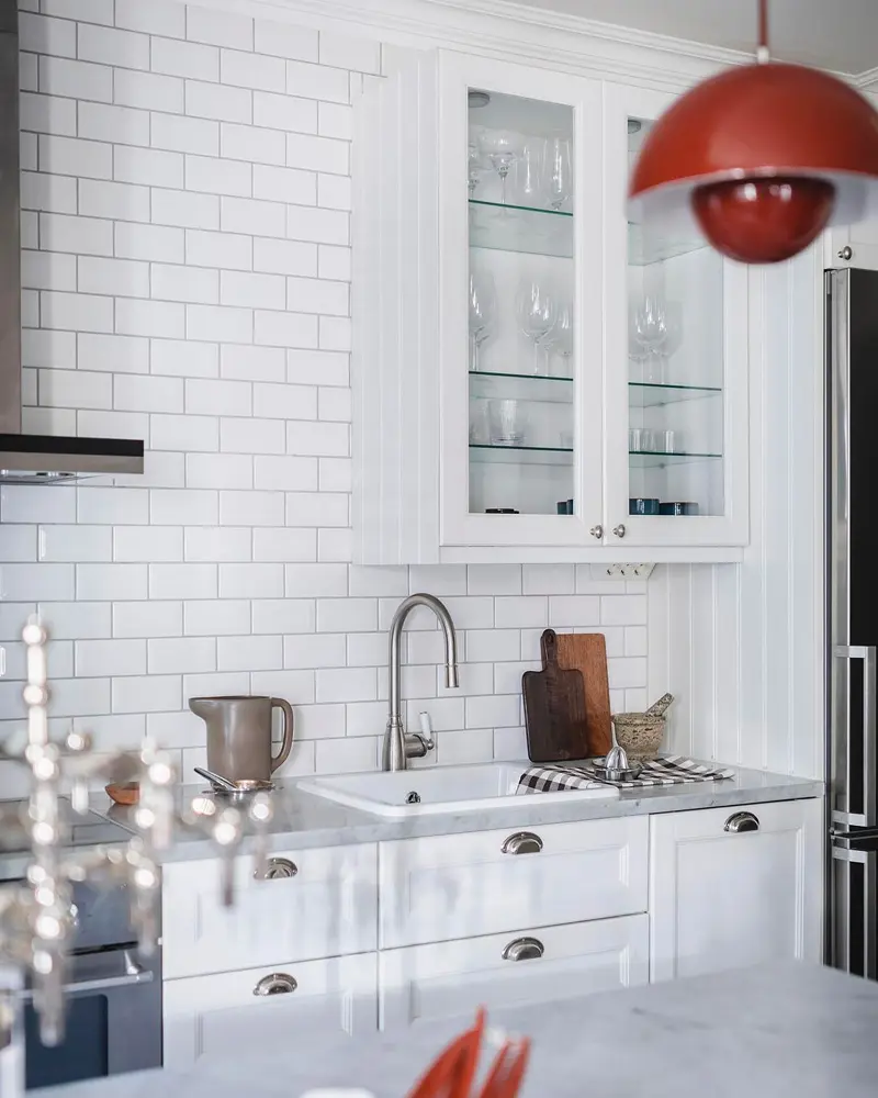 deco appartement vintage terracotta cuisine