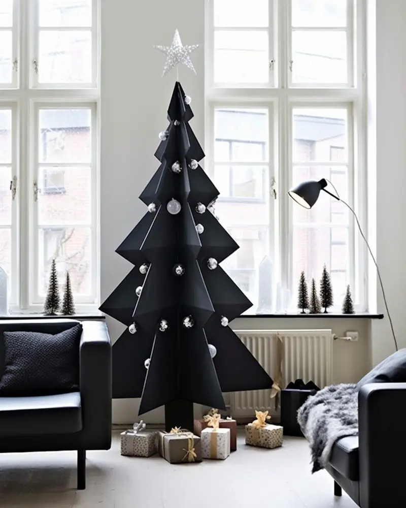 sapin noel carton diy