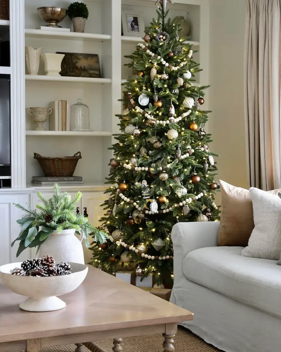 deco sapin noel dore