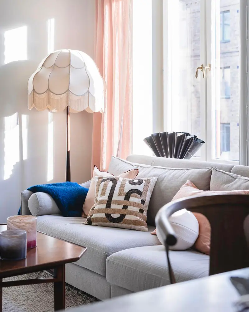 deco appartement vintage terracotta salon