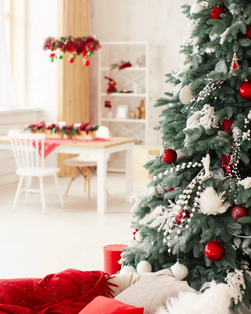 deco noel rouge blanc