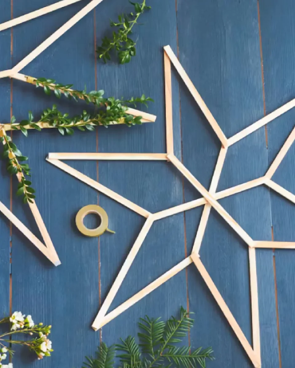 etoile noel bois diy