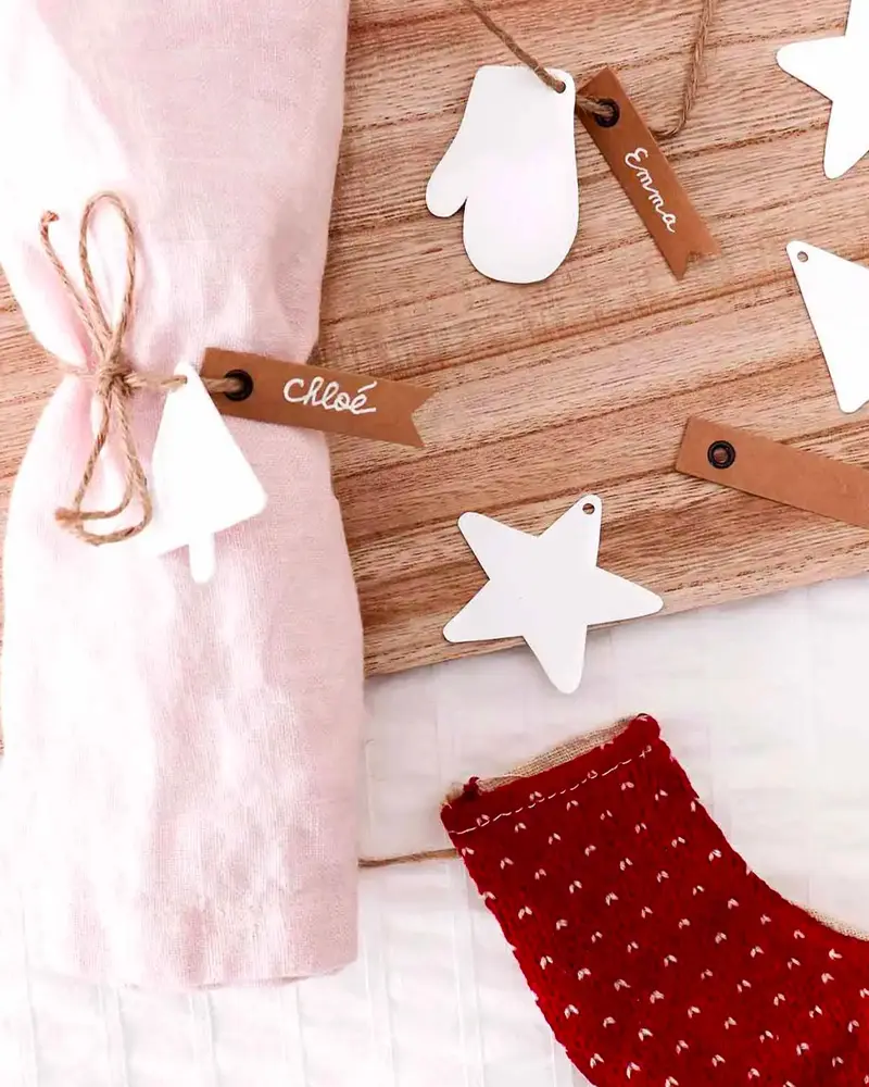 marque place noel diy plastique fou