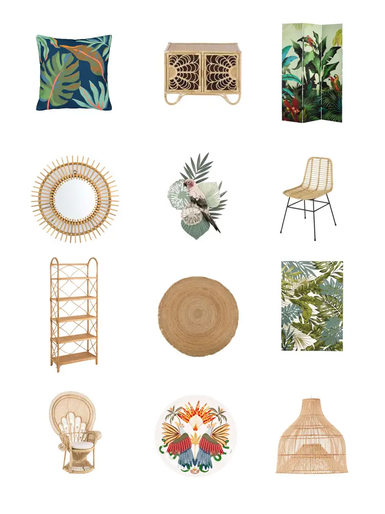 selection deco tropicale