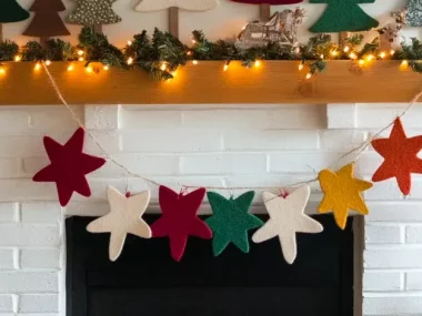 fabriquer guirlande noel diy