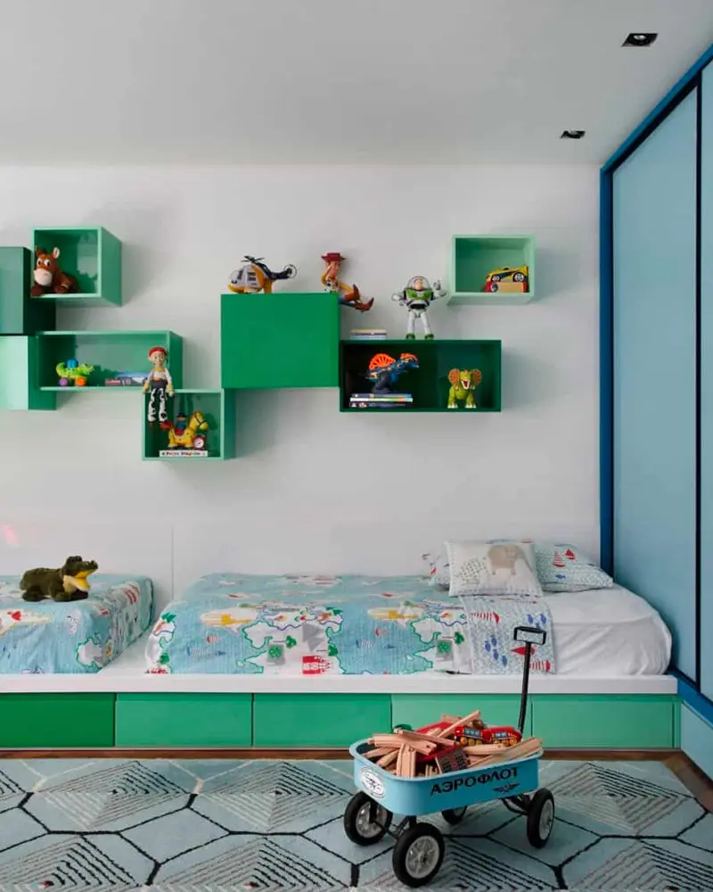 deco chambre enfant vintage annees