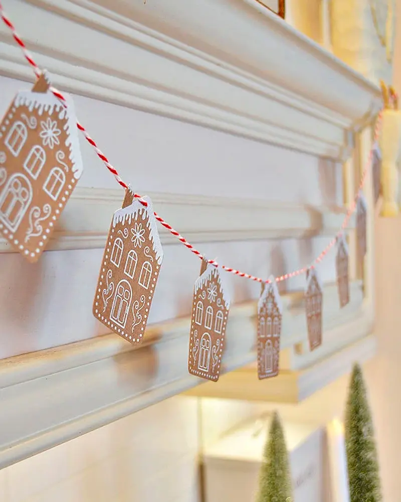 guirlande de noel diy maison liege