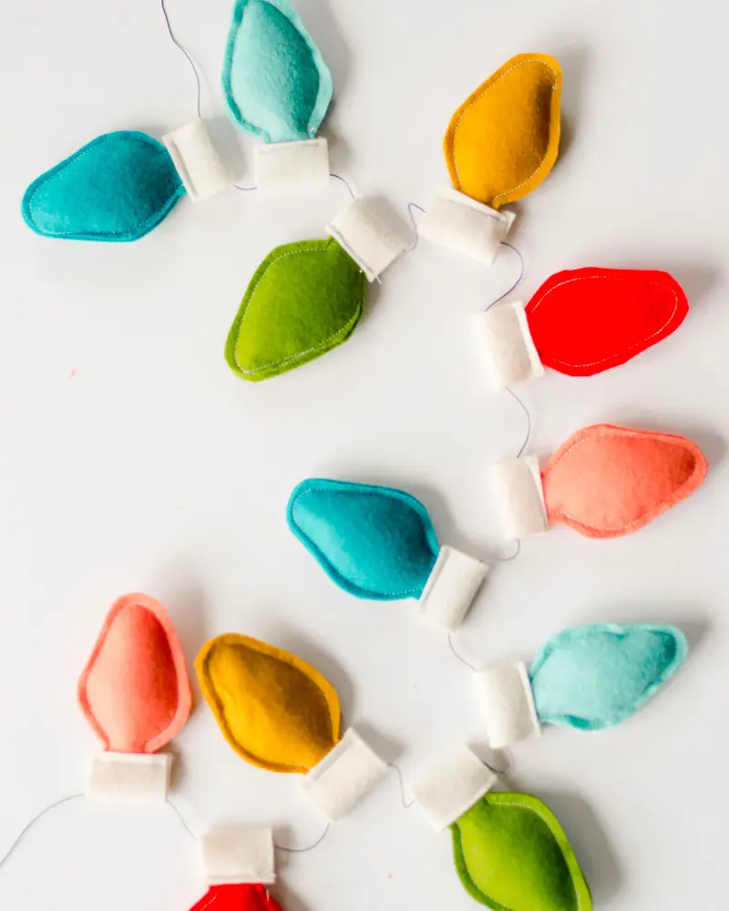 guirlande noel diy lumimeuse coloree