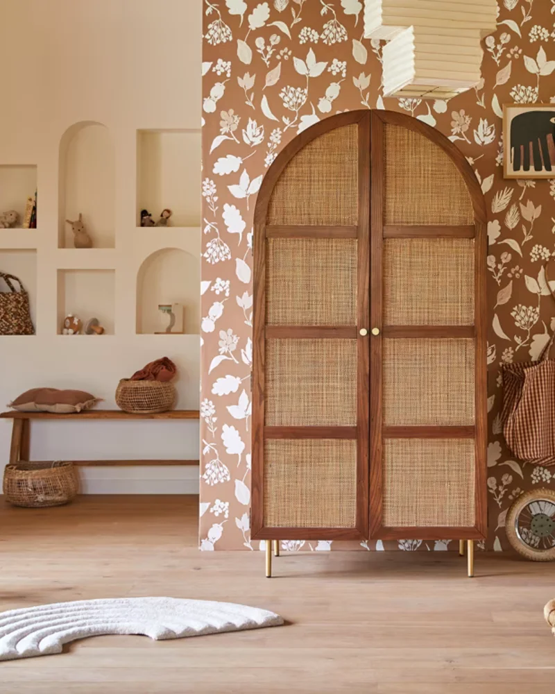 deco chambre enfant cannage